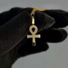 Klein golden ankh